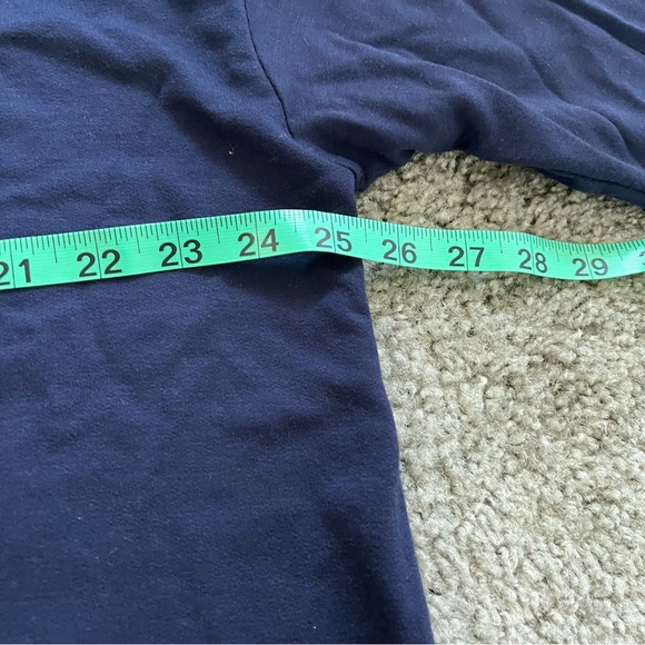 Eileen Fisher tencel terry midnight bateau nk top blue women’s X-Large NWT - Picture 7 of 8